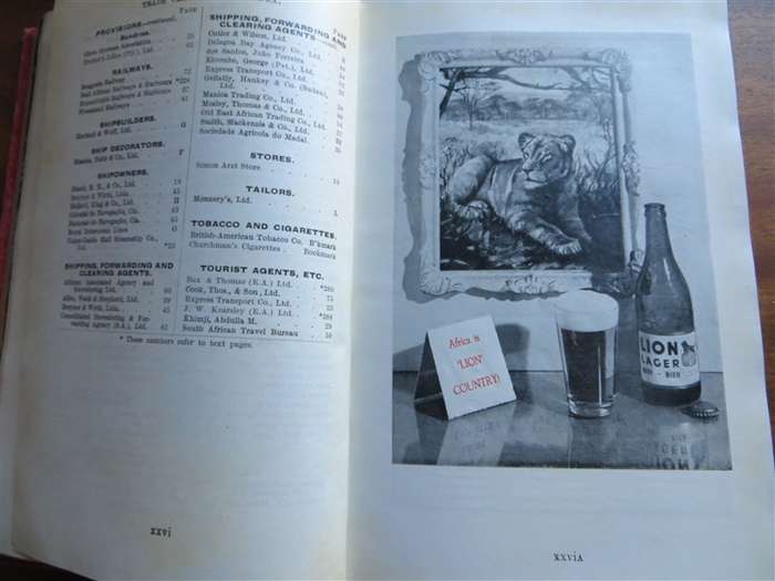 1955 The Castle Union Line - Guide to East Africa with Original Map