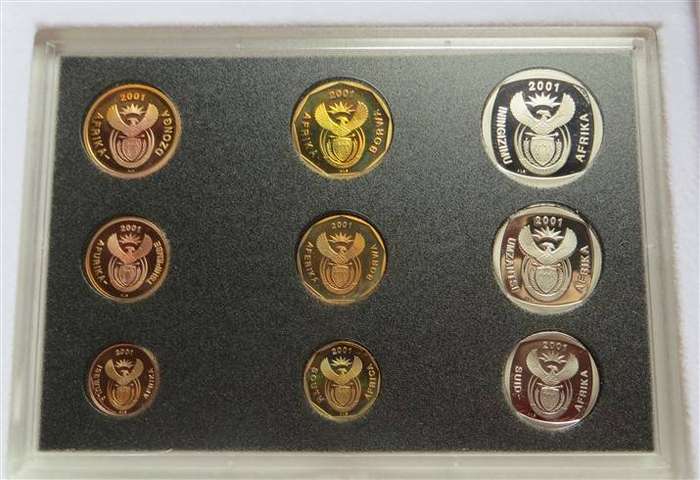 2001 RSA Proof Set in Box