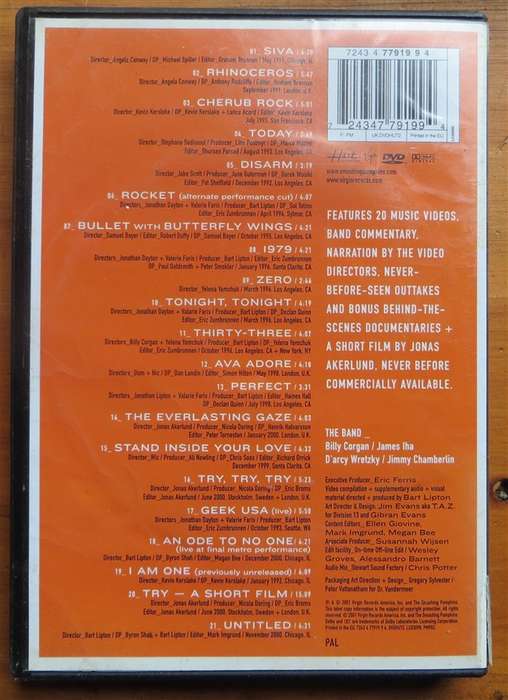 The Smashing Pumpkins - Greatest Hits Video Collection DVD