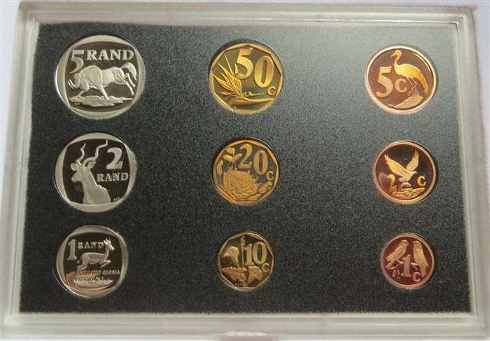 2001 RSA Proof Set in Box