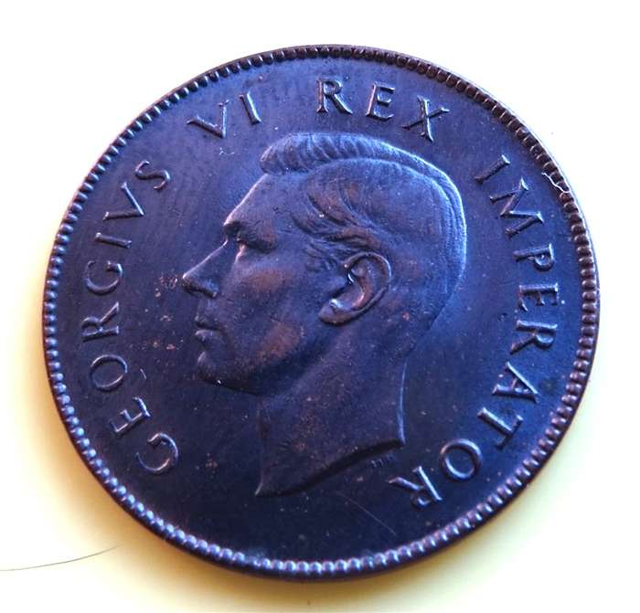 1938 SA Union 1/4d Farthing Coin