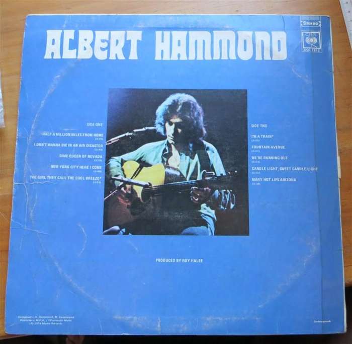 Albert Hammond - Vintage Vinyl LP VG