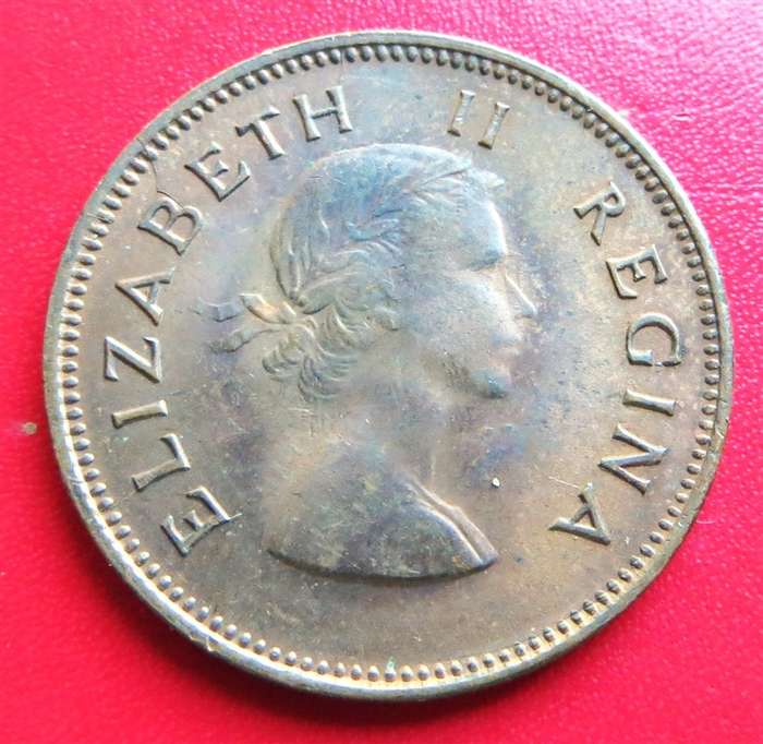 1957 SA Union Half Penny 1/2d
