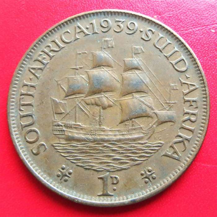 1939 SA Union Penny 1d