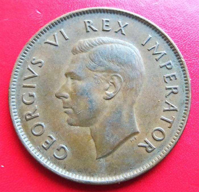 1939 SA Union Penny 1d