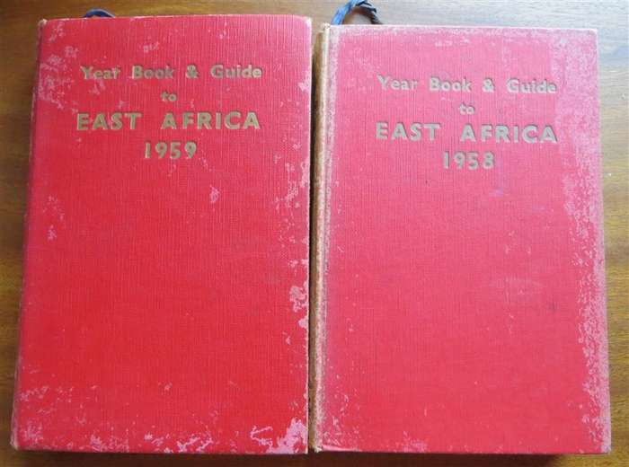 1958 + 1959 The Castle Union Line - Guide to East Africa & Rhodesia with Original Maps