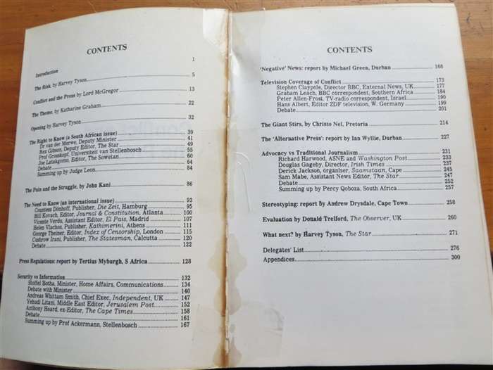 The Star - Centennial Conference Conflict & the Press - Signed Copy Harvey Tyson