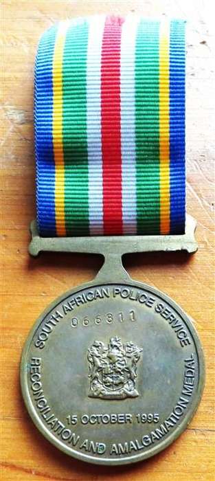 1995 SAPS Reconciliation & Amalgamation Medal #066811