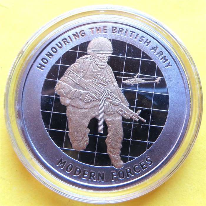 Honouring The British Army - Modern Forces - Official Medallion