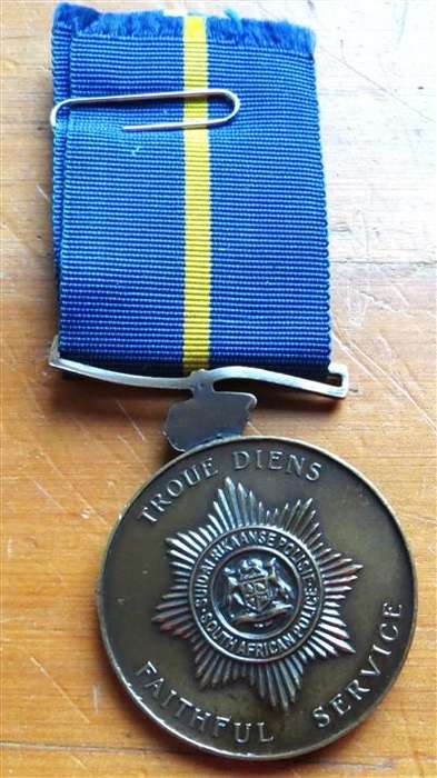 SAP Troue Diens / Faithful Service Medal