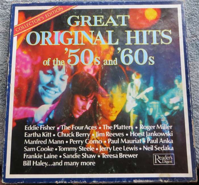 Music 0f the 50's & 60's - 9 x Vintage Vinyl LP Box Set - VG