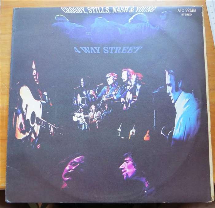 Crosby,Stills,Nash & Young - 4 Way Street - Vintage Double Vinyl LP VG