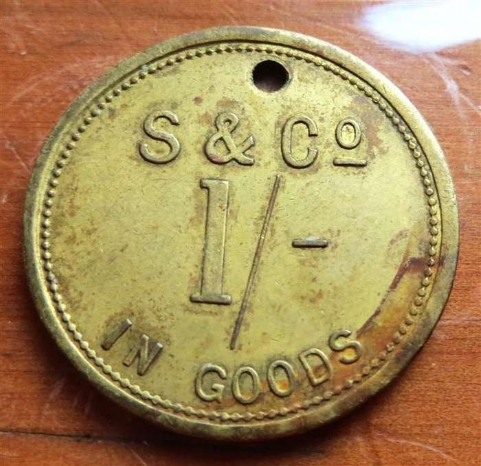 Strachan & Co. 1 Shilling In Goods Token