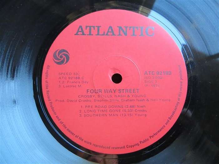 Crosby,Stills,Nash & Young - 4 Way Street - Vintage Double Vinyl LP VG