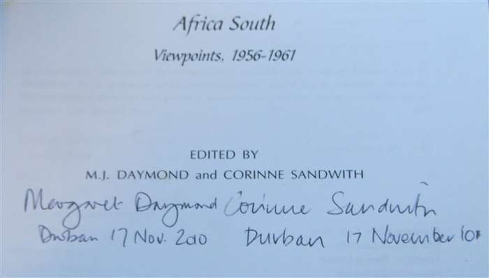 South Africa Viewpoints - signed by Editors - M.Daymond & C.Sandwith