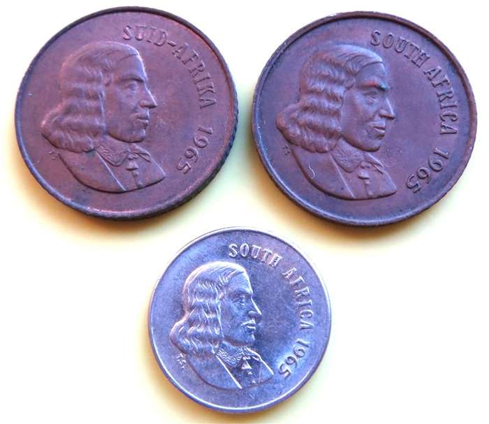 1965 Eng & Afr 2c with 5c Eng - All for 1 Bid