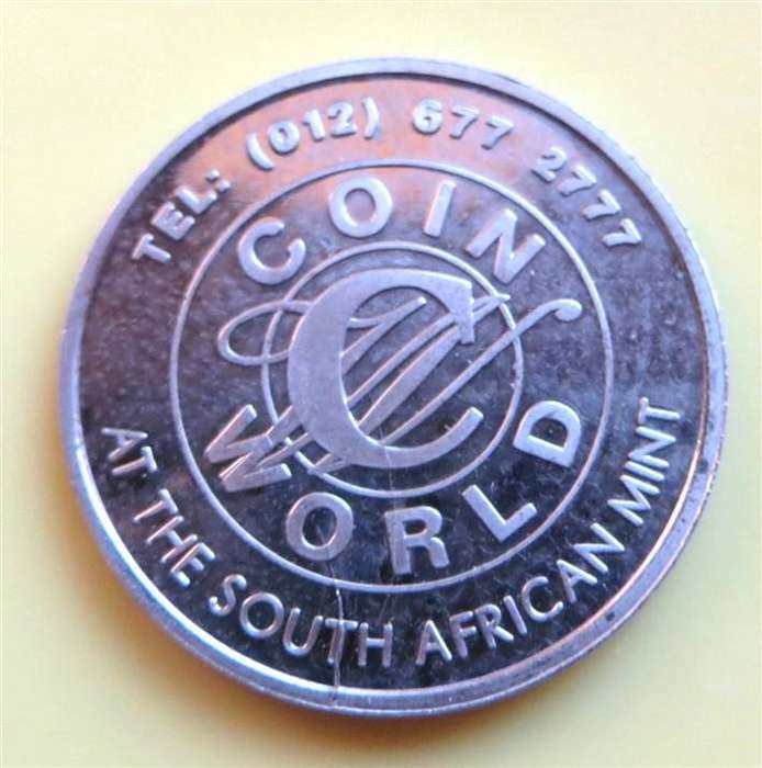 2013 Zebra Coin World SA Mint Token