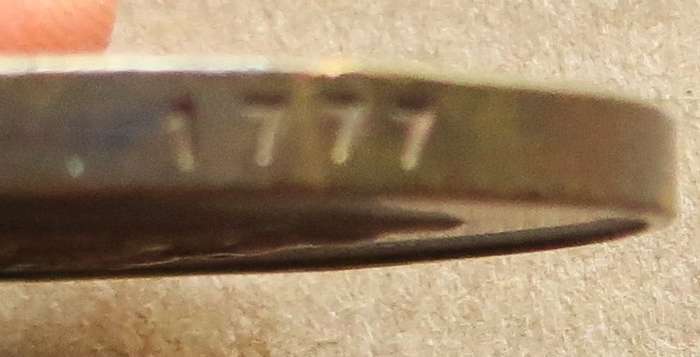 John Chard Medal #1777 - Low Number Full Size