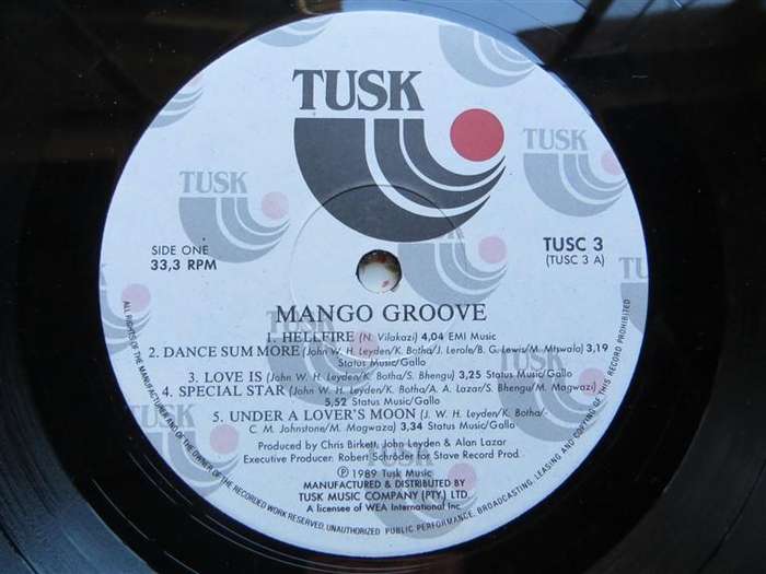 Mango Groove - Vintage Vinyl LP VG