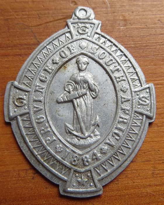 Unknown 1884 Province of South Africa Pendant/Badge