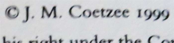 J.M Coetzee - Disgrace - Hardcover 1999