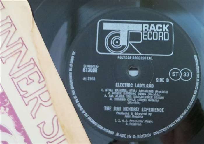 Jimi Hendrix - Electric Ladyland Vintage Vinyl LP - VG/ cover is poor