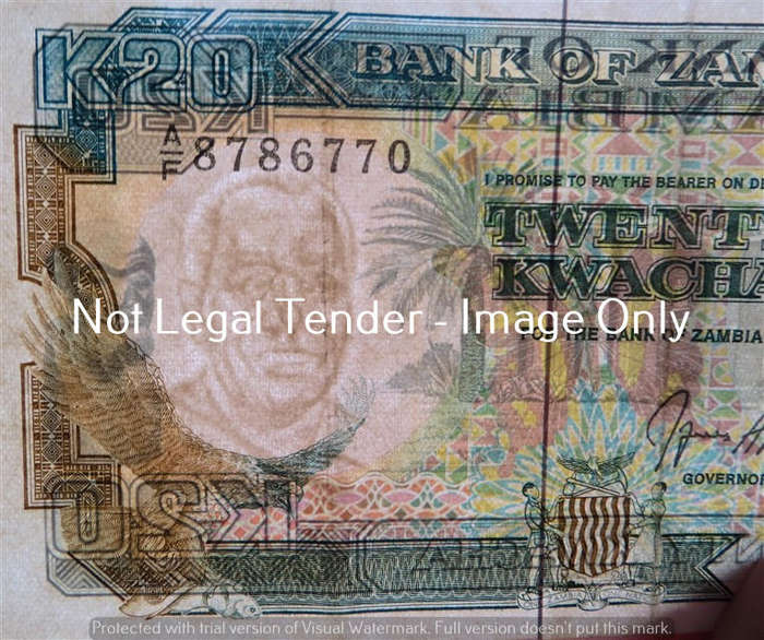 3 x Zambia - Bank Notes - Bid per Note