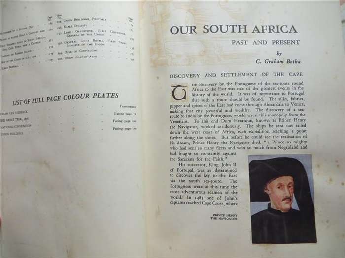 Our South Africa Past & Present Cigarette Cards in Album - Complete