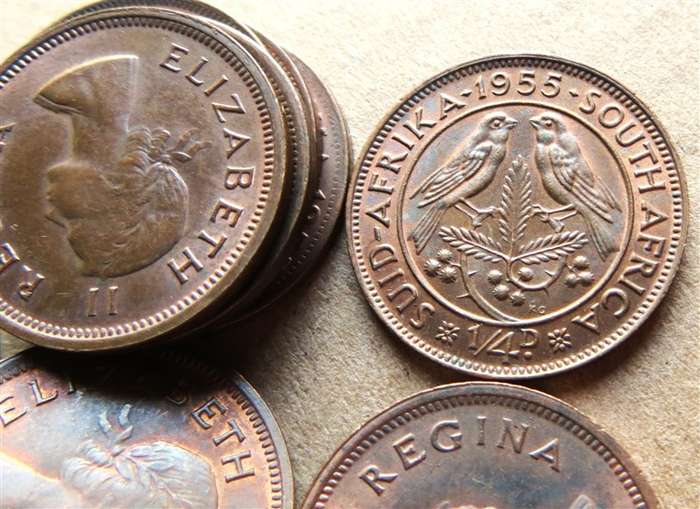 20 x 1955 1/4d Farthings - Details -Judge Grade - Bid per Coin to take All