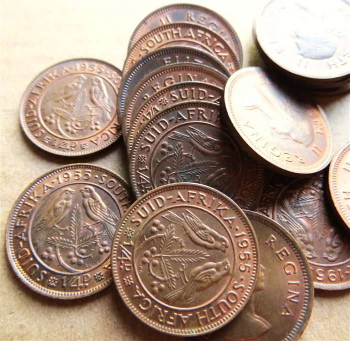 20 x 1955 1/4d Farthings - Details -Judge Grade - Bid per Coin to take All