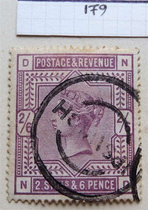 Great Britain SG179 Victoria 2/6 Vfine Used