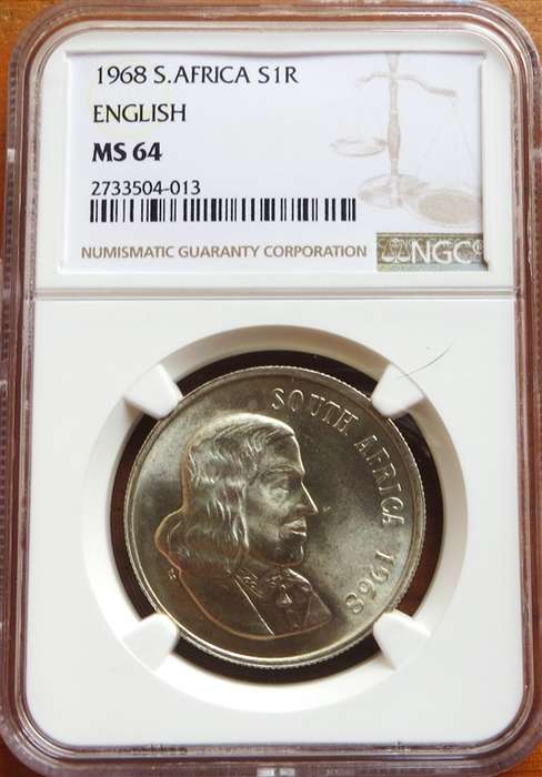 1968 English Silver R1 NGC MS64