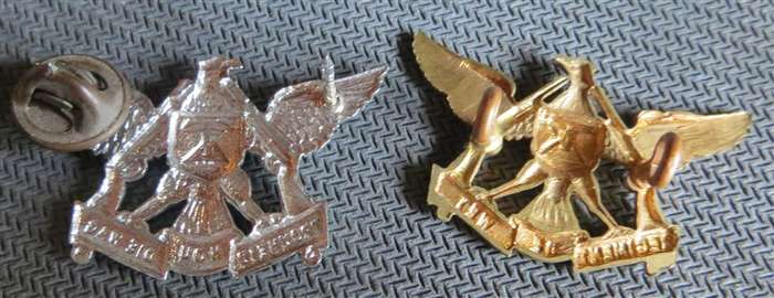 De Wet Regiment Collar Badges - 1st & 2nd Issue