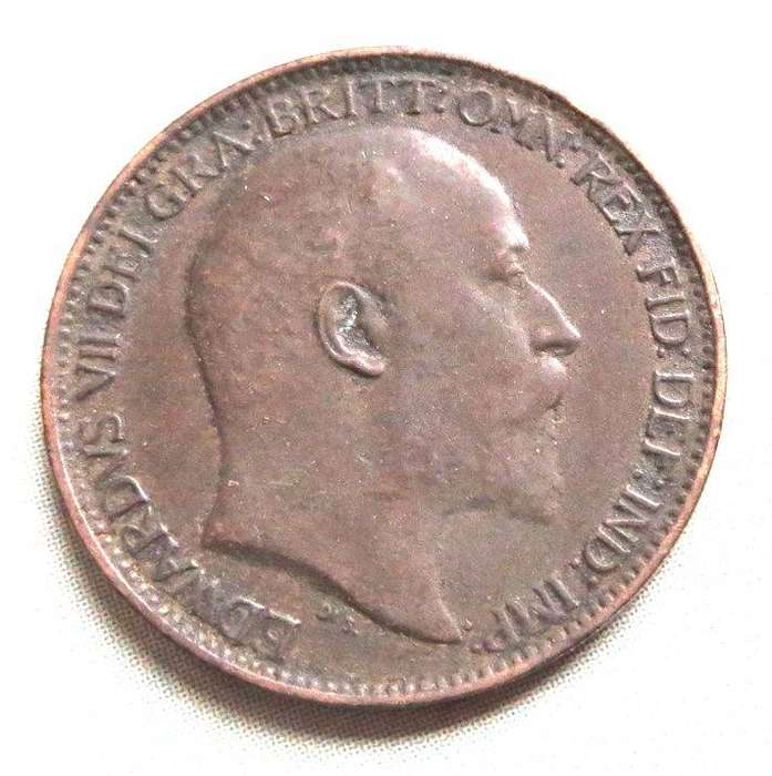 1902 Edward VII Farthing 1/4d Coin