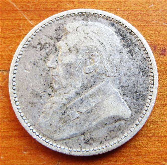 1896 ZAR Silver 6d Coin