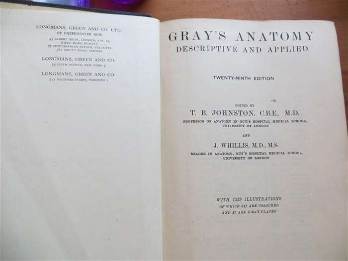 Gray's Anatomy - Descriptive & Applied (1948) - Longmans