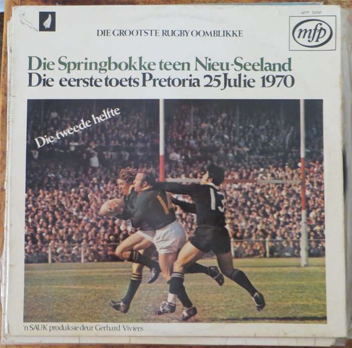 1970 Die Springbokke teen die Nieu Seeland Vinyl LP - VG