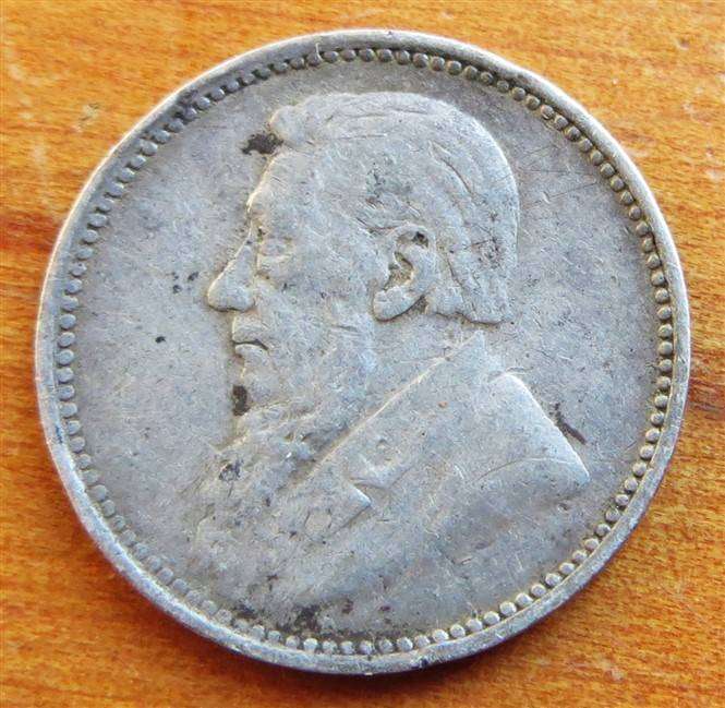 1897 ZAR Silver 3d Coin