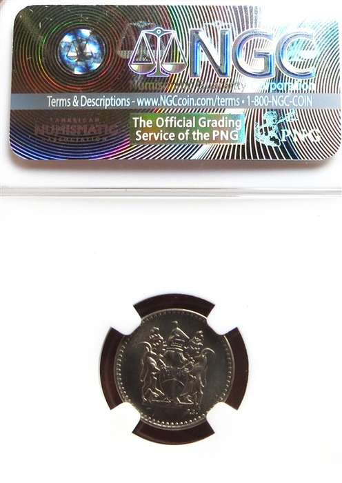 1970 Rhodesia 2 1/2 Cent MS66 NGC graded