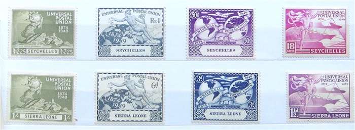 Seychelles + Sierra Leone UPU Mint Stamp Sets  - 1 Bid for All