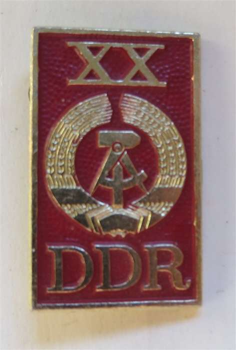 1949 - 69 DDR 20 Years Germany Communist Military Badge