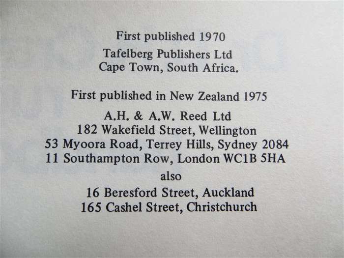 Rugby Handbook - Danie Craven - 1970 Hardcover