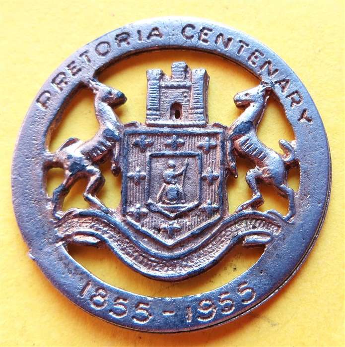 1955 Pretoria Centenary Badge