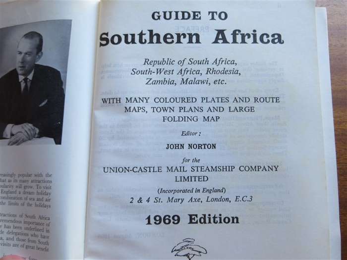 1969 - The Castle Union Line - Guide to South Africa + Period Bookmark