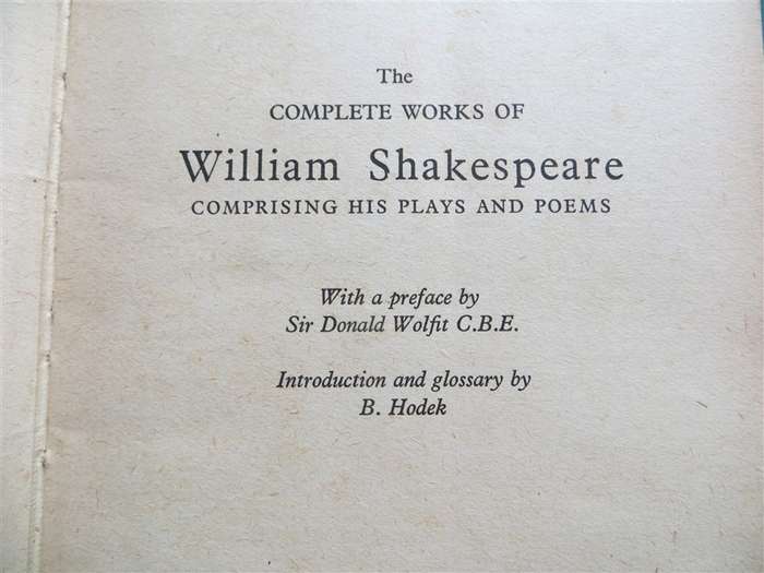 The Complete Works of William Shakespeare