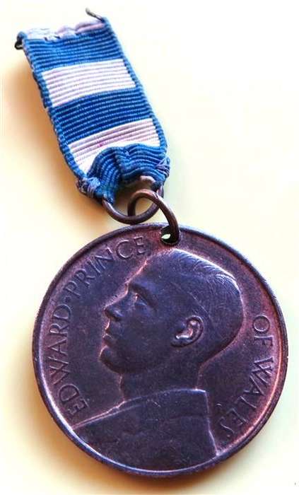 Prince Edward of Wales Capetown Visit Medallion + Ribbon