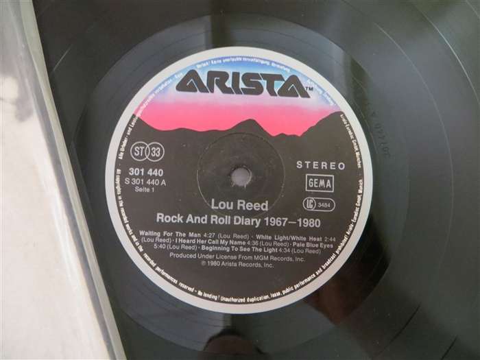 Lou Reed - Rock & roll Diary 2 x Vintage Vinyl LP - VG