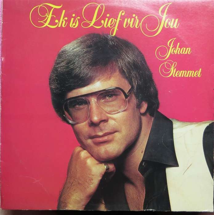 Johan Stemmet - Ek is Lief Vir Jou - Vintage Vinyl LP VG