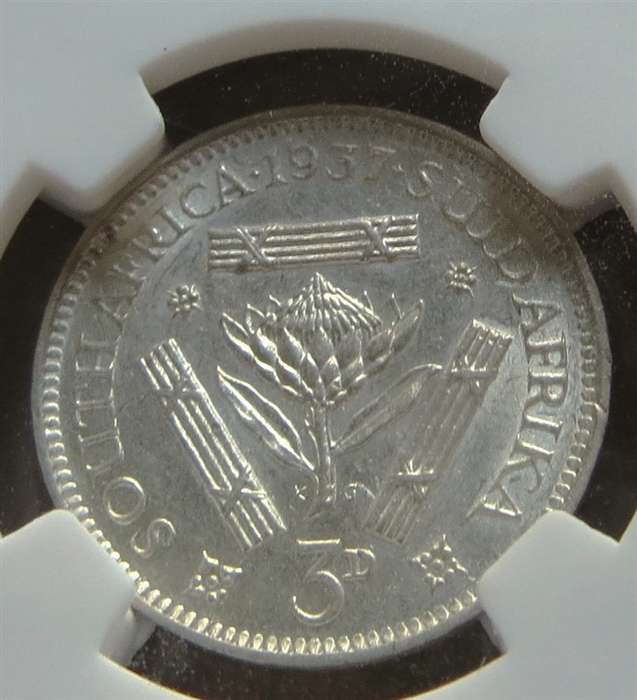 1937 3d Silver SANGS Graded AU Details