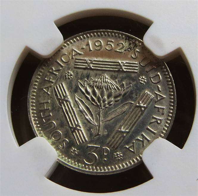 1952 Silver 3d Tickey NGC Proof Details